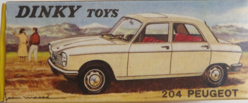 Peugeot 204 dinky toys - 1/43,